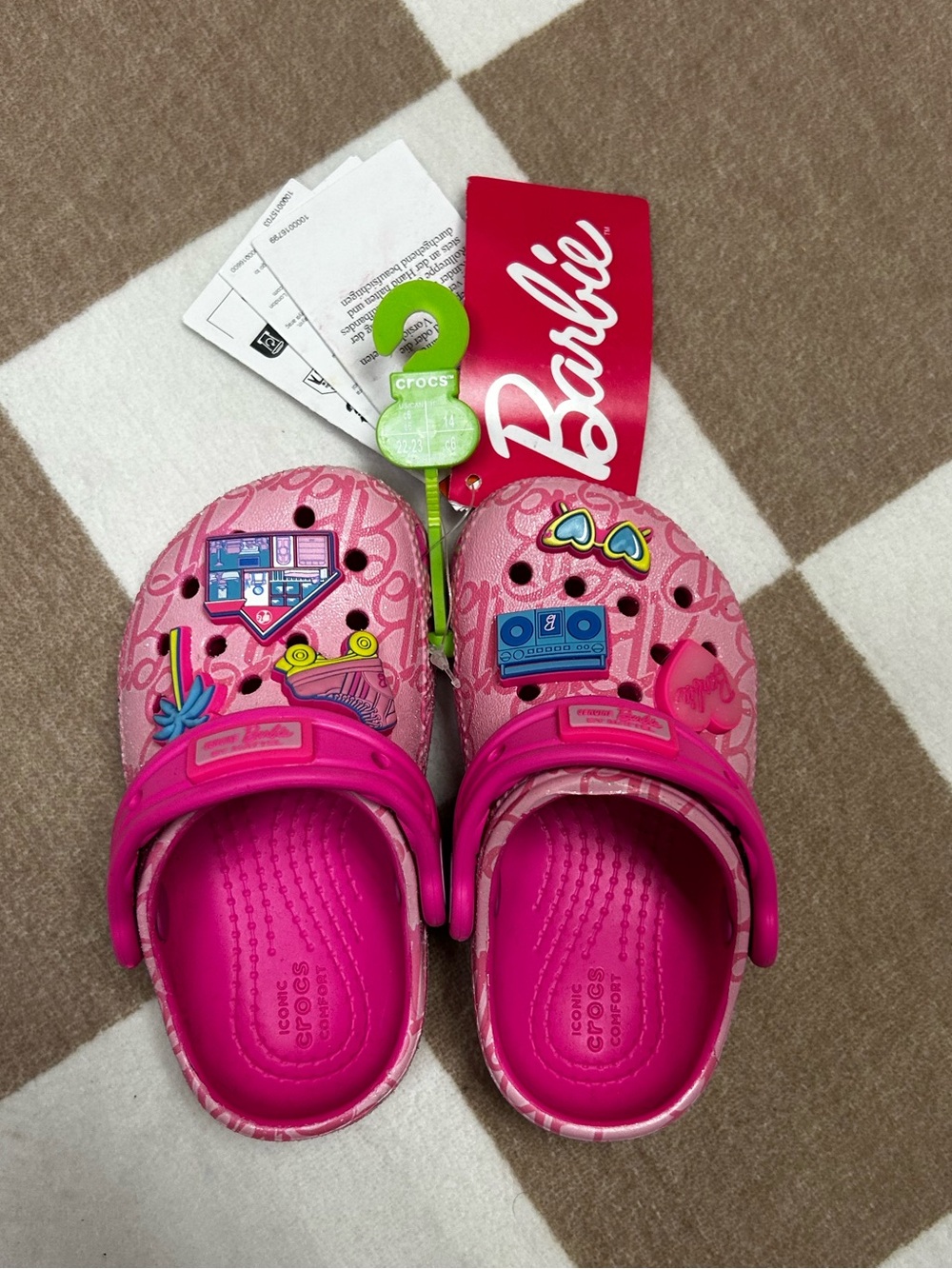 Barbie Bright Pink Kids Crocs
